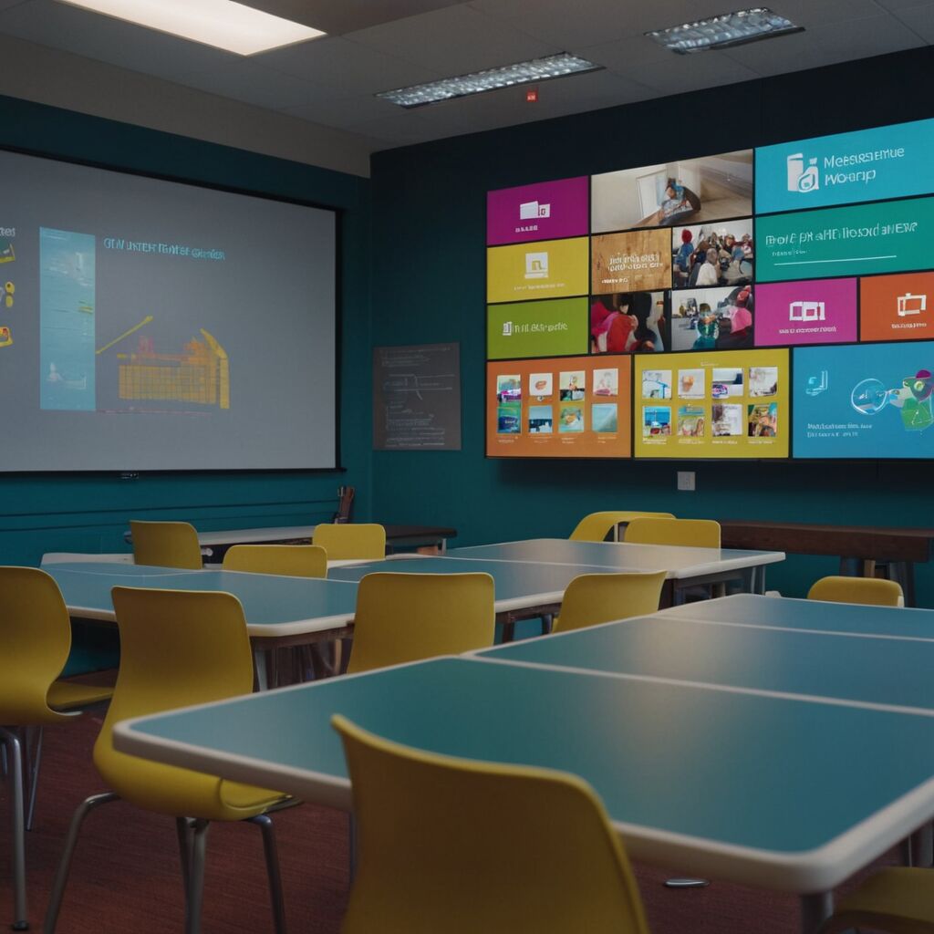 Enhancing Learning Environments: The Benefits of Using a Classroom Screen