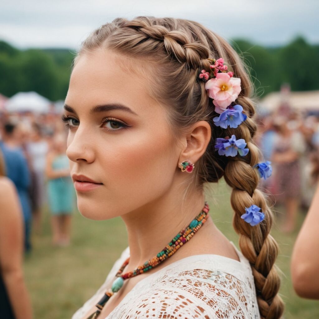Der Aufschwung der Boho-Zöpfe: Wie man den perfekten Festival-Look hinbekommt