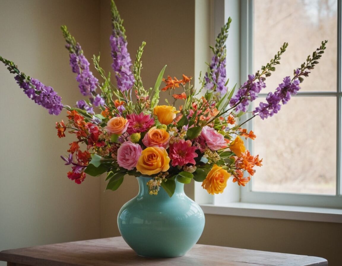Incorporate varied vase heights for interest - Shop Spring Vase: Elevate Your Home Decor with Seasonal Floral Arrangements