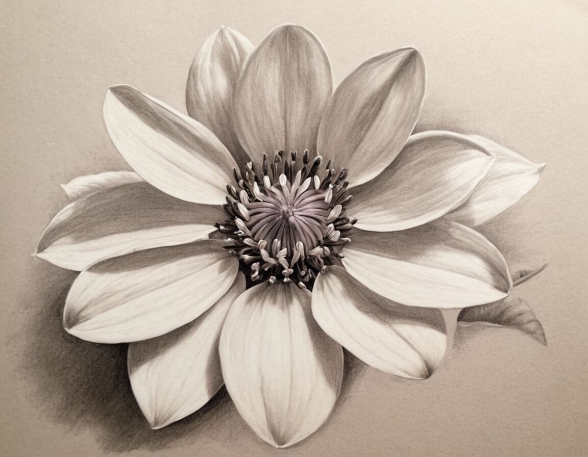 Add details gradually for realism   - Mastering the Art of Flower Drawing: Tips and Techniques for Beginners