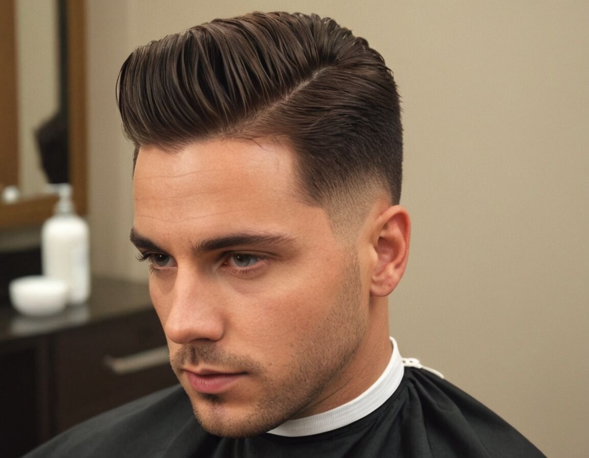 Blend the sides smoothly into the top hair   - The Ultimate Guide to Achieving the Perfect Low Taper Haircut