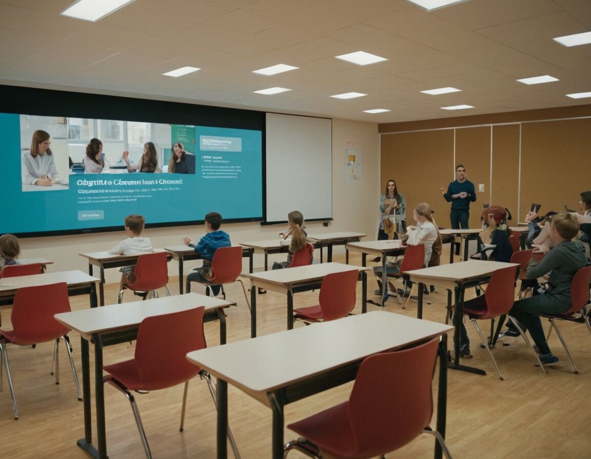 Boosts student motivation and participation   - Enhancing Learning Environments: The Benefits of Using a Classroom Screen