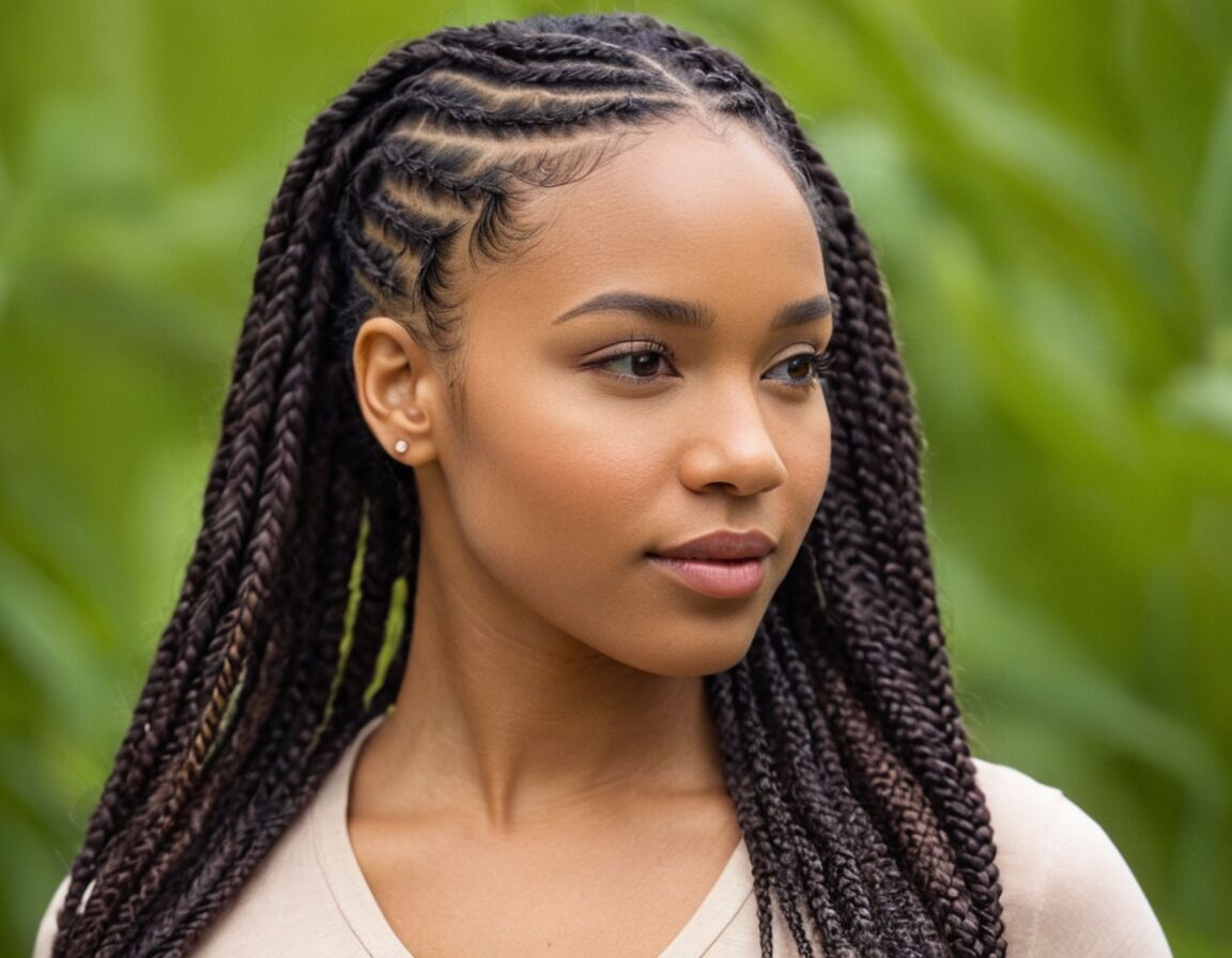 Popularity among diverse hair textures - The Rise of Knotless Braids: A Stylish and Comfortable Alternative for Natural Hair
