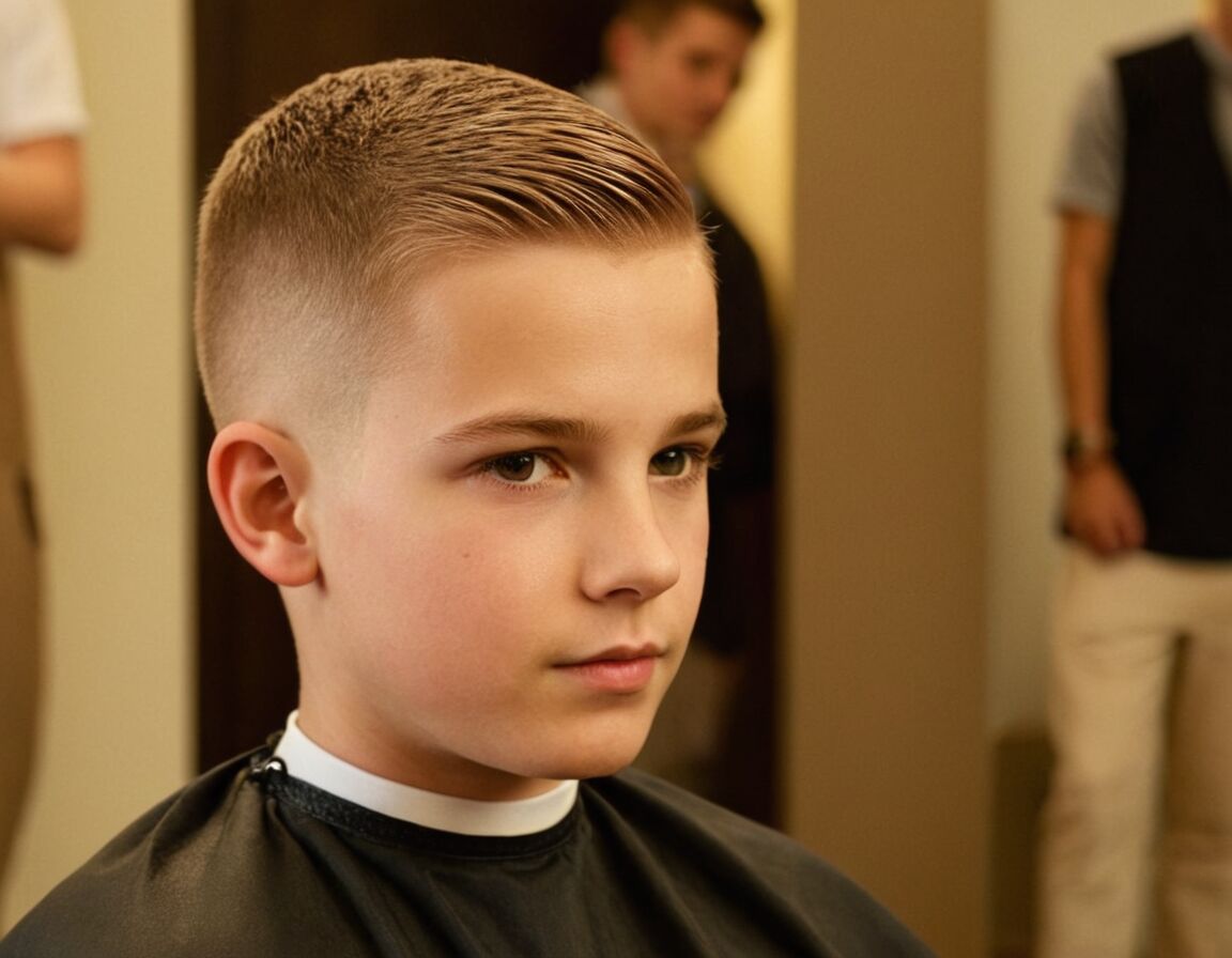 Buzz cuts for easy maintenance - Trendy Boys Haircuts: Top Styles for Every Age and Occasion