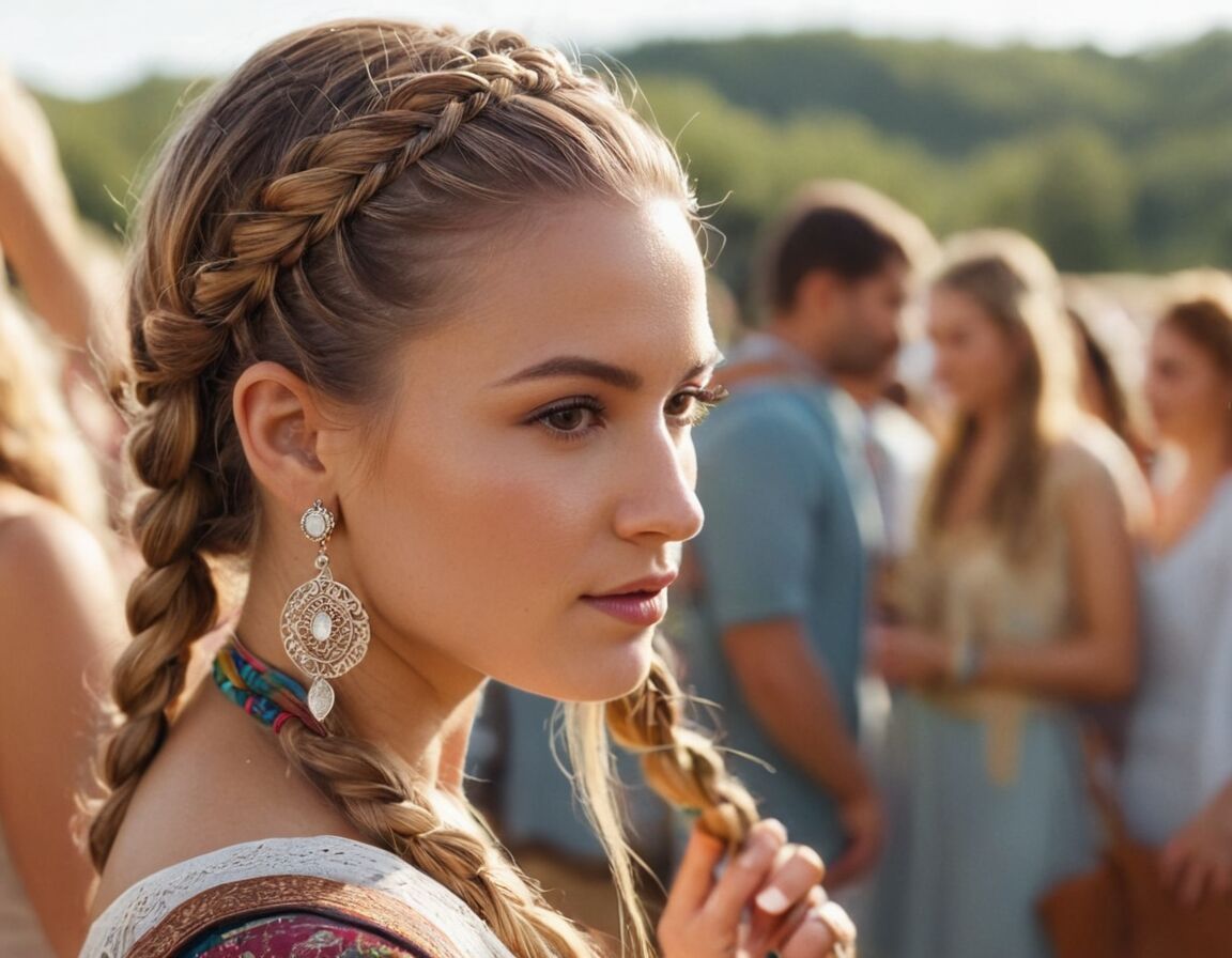 Probieren Sie verschiedene Zopfstile und -muster aus - The Rise of Boho Braids: Wie man den perfekten Festival-Look kreiert