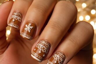 The Rise of Gingerbread Nails: How to Achieve the Perfect Festive Manicure