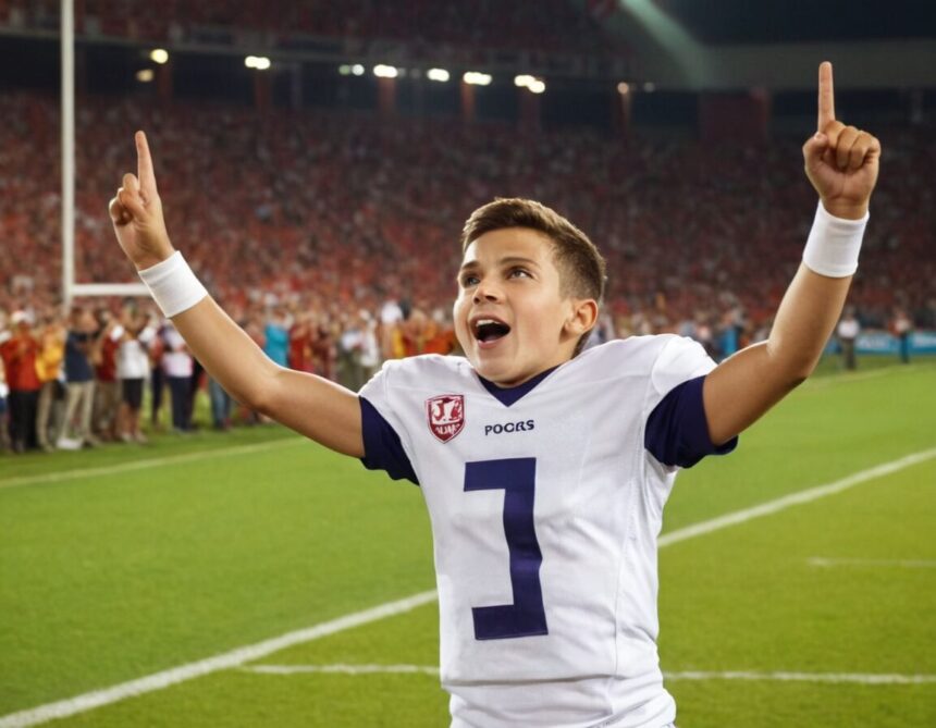 The Rise of Baby Gronk: How a Young Football Prodigy is Captivating Fans and Changing Youth Sports